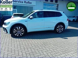Pure white Gebraucht 2021 VW Tiguan Allspace R-line SUV | 34.770 € (Guter Preis)