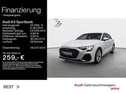 Weiß Gebraucht 2024 Audi A3 Sportback Business Limousine | 30.888 € (Guter Preis)