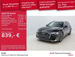 Brillantschwarz Gebraucht 2024 Audi S6 Ambiente Kombi | 68.985 € (Fairer Preis)