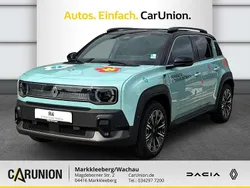 Hautsdefrancegrün, black pearlschwarz metallic Gebraucht 2025 Renault 4 E-Tech Iconic SUV | 37.950 € (Fairer Preis)