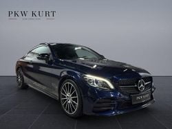 Blau Gebraucht 2019 Mercedes C300 AMG line Coupé | 36.990 € (Etwas zu teuer)