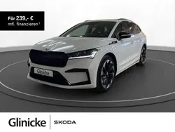 Weiß Gebraucht 2022 Skoda Enyaq iV SportLine SUV | 32.880 € (Teuer)