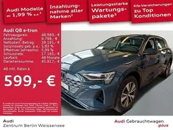 Plasmablau metallic Gebraucht 2023 Audi Q8 e-tron Advanced Plus SUV | 48.989 € (Guter Preis)