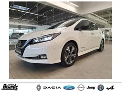 Pearl white pearleffekt/ dach in black metallic Gebraucht 2019 Nissan Leaf Tekna Kleinwagen | 14.910 € (Guter Preis)