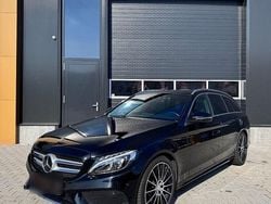 Schwarz Gebraucht 2015 Mercedes C220 AMG line Kombi | 16.375 € (Fairer Preis)