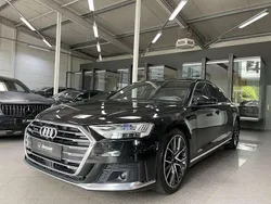 Mythosschwarz metallic Gebraucht 2021 Audi A8L Sport Limousine | 49.990 € (Superpreis)