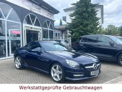Blau Gebraucht 2014 Mercedes SLK350 AMG line Cabrio | 29.700 € (Teuer)