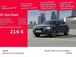 Mythosschwarz metallic Gebraucht 2024 Audi Q3 Sportback S-Line SUV | 45.949 € (Fairer Preis)