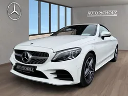 Weiß Gebraucht 2018 Mercedes C180 AMG Cabrio | 31.880 € (Teuer)