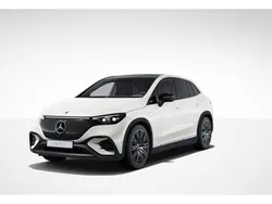 Manufaktur diamantweiß bright (metallic) Gebraucht 2024 Mercedes EQE350 AMG line SUV | 68.520 € (Fairer Preis)