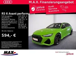 Individuallackierungen audi exclusive Gebraucht 2024 Audi RS6 Performance Kombi | 135.939 €