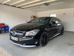Schwarz Gebraucht 2015 Mercedes CLA45 AMG Shooting Brake AMG Kombi | 22.999 € (Etwas zu teuer)