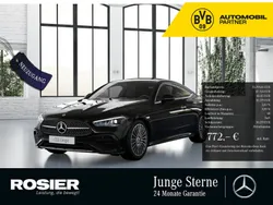Schwarz / obsidianschwarz Gebraucht 2023 Mercedes CLE200 Advanced Plus Coupé | 51.394 € (Fairer Preis)