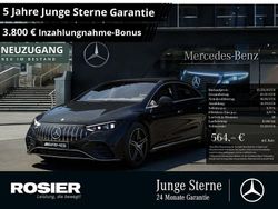 Schwarz / obsidianschwarz Gebraucht 2024 Mercedes EQE AMG 43 Premium Limousine | 65.176 € (Fairer Preis)