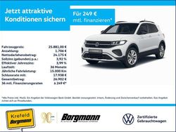 Weiss / pure white Gebraucht 2025 VW T-Cross Goal SUV | 25.881 € (Fairer Preis)
