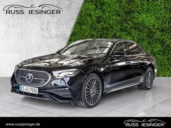 Metalliclack obsidianschwarz Gebraucht 2025 Mercedes E400 AMG line Limousine | 78.850 €