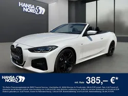 Weiss / mineralweiss (metallic) Gebraucht 2021 BMW 420 M Sport Cabrio | 40.550 € (Fairer Preis)