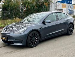 Grau Gebraucht 2020 Tesla Model 3 Performance Limousine | 23.990 € (Fairer Preis)