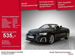 Mythosschwarz metallic Gebraucht 2022 Audi A5 Cabriolet S-Line Cabrio | 44.940 € (Teuer)