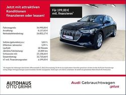 Schwarz (brillantschwarz) Gebraucht 2022 Audi e-tron Advanced SUV | 34.990 € (Guter Preis)