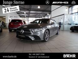 Lack mountaingrau Gebraucht 2022 Mercedes A180 AMG line Limousine | 24.850 € (Guter Preis)