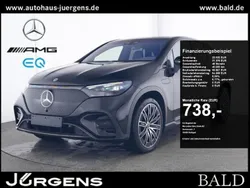 Schwarz obsidianschwarz metallic Gebraucht 2024 Mercedes EQE500 AMG SUV | 78.440 € (Fairer Preis)