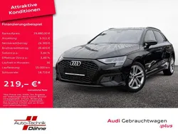 Schwarz Gebraucht 2024 Audi A3 Sportback Advanced Limousine | 29.880 € (Fairer Preis)