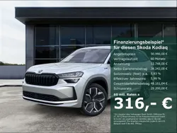 Silber Neu 2025 Skoda Kodiaq SportLine SUV | 50.990 € (Teuer)