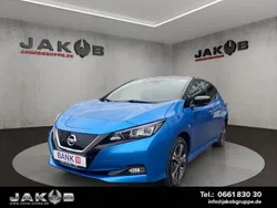 Vivid blue/ black Gebraucht 2021 Nissan Leaf N-Connecta Kleinwagen | 17.990 € (Fairer Preis)