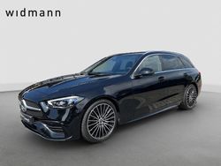 Metalliclack obsidianschwarz Gebraucht 2025 Mercedes C200 AMG line Kombi | 57.490 €