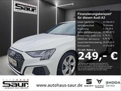 Weiss Gebraucht 2024 Audi A3 Sportback S-Line Limousine | 24.390 € (Guter Preis)