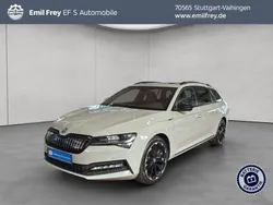 Stahlgrau uni Gebraucht 2022 Skoda Superb SportLine Kombi | 23.890 € (Fairer Preis)