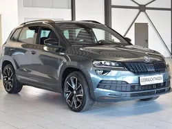 Quarzgrau metallic Gebraucht 2021 Skoda Karoq SportLine SUV | 27.999 € (Fairer Preis)