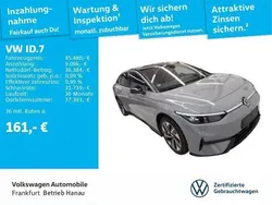 Mondsteingrau/schwarz Gebraucht 2024 VW ID.7 Pro Limousine | 45.480 € (Guter Preis)
