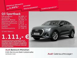 Daytonagrau perleffekt Gebraucht 2022 Audi Q3 Sportback S-Line SUV | 40.489 € (Teuer)