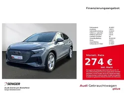 Grau Gebraucht 2022 Audi Q4 Sportback e-tron SUV | 31.990 € (Etwas zu teuer)