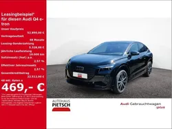 Mythosschwarz metallic Gebraucht 2024 Audi Q4 Sportback e-tron S-Line SUV | 52.890 €