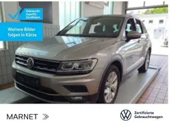 Tungsten silver metallic Gebraucht 2018 VW Tiguan Highline SUV | 22.930 € (Superpreis)