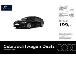 Mythosschwarz metallic Gebraucht 2024 Audi A5 Sportback Advanced Limousine | 45.980 € (Etwas zu teuer)