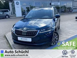 Lava blau metallic Gebraucht 2021 Skoda Karoq Clever SUV | 26.870 € (Fairer Preis)
