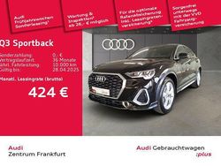 Mythosschwarz metallic Gebraucht 2024 Audi Q3 Sportback S-Line SUV | 49.950 € (Teuer)