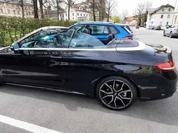 Schwarz Gebraucht 2021 Mercedes C300 AMG line Cabrio | 39.990 € (Fairer Preis)