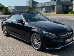 Schwarz Gebraucht 2017 Mercedes C220 AMG line Cabrio | 31.500 € (Etwas zu teuer)
