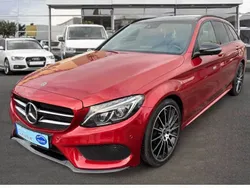 Rot Gebraucht 2017 Mercedes C250 AMG line Limousine | 23.490 € (Superpreis)
