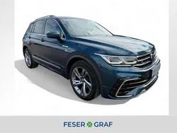 Nightshade blue metallic Gebraucht 2021 VW Tiguan R-line SUV | 31.440 € (Fairer Preis)