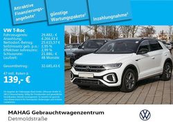 Pure white/schwarz Gebraucht 2025 VW T-Roc R-line SUV | 29.882 € (Superpreis)