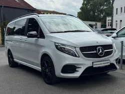 Bergkristallweiß Gebraucht 2021 Mercedes V300 AMG line Van / Kleinbus | 47.950 € (Etwas zu teuer)