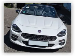 Weiß Gebraucht 2018 Fiat 124 Spider S Cabrio | 22.500 €