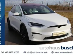 Pearl white multicoat Gebraucht 2023 Tesla Model X Plaid SUV | 99.500 € (Teuer)