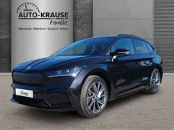 Schwarz Gebraucht 2023 Skoda Enyaq iV SportLine SUV | 38.450 € (Teuer)